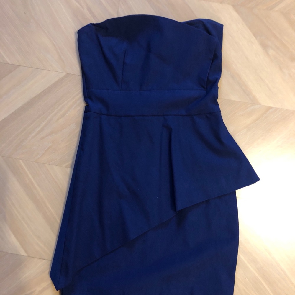 Royal blue cocktail dress